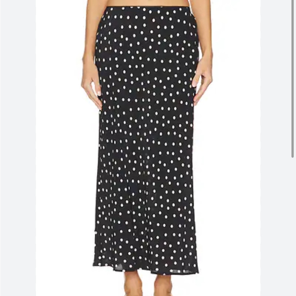 Free People Wrap Print Skirt